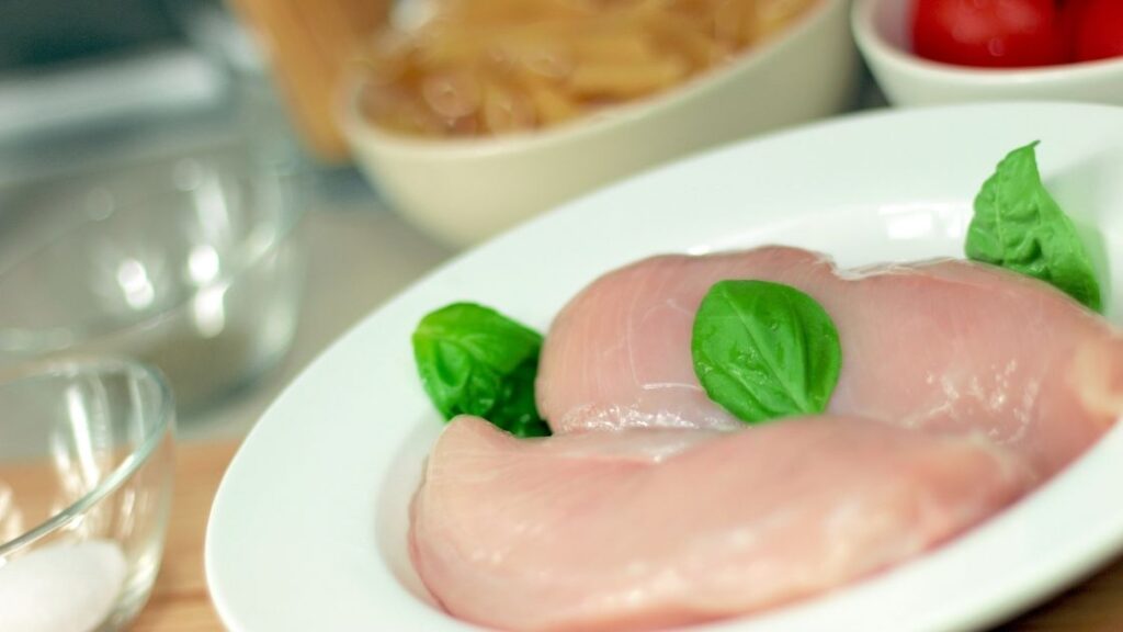 Skinless chicken