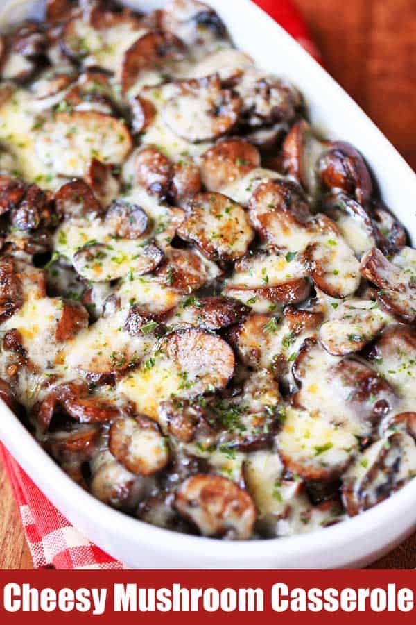 Cheesy Mushroom Casserole Recipe