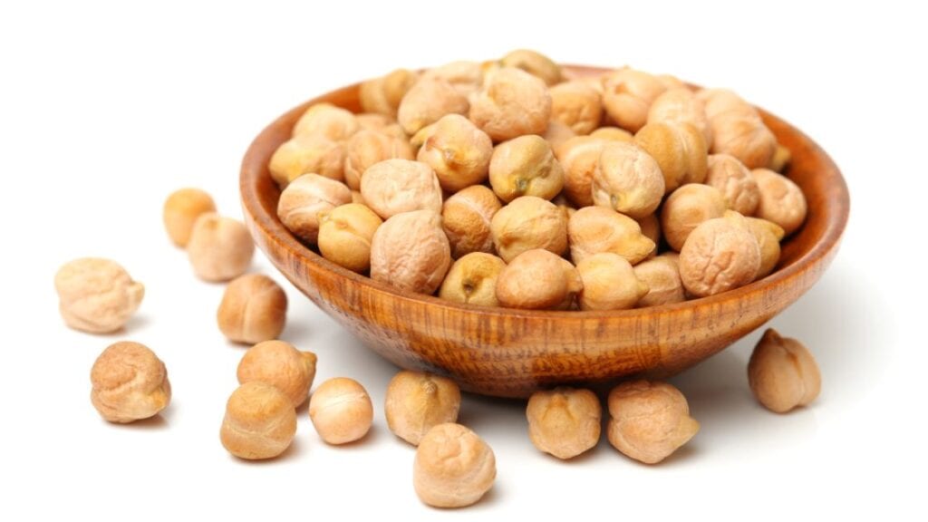 Chickpeas in a bowl