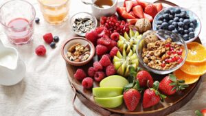 Healthy Breakfast foods and drinks