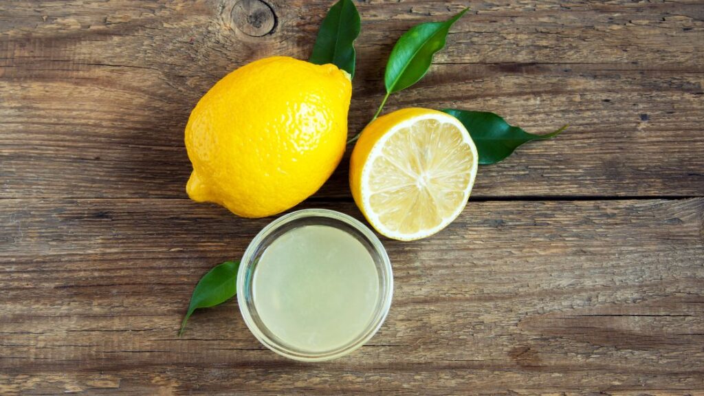 Use lemon juice