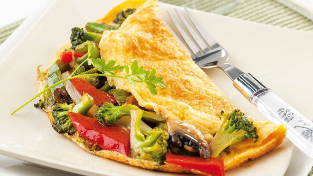 Vegetable omelet