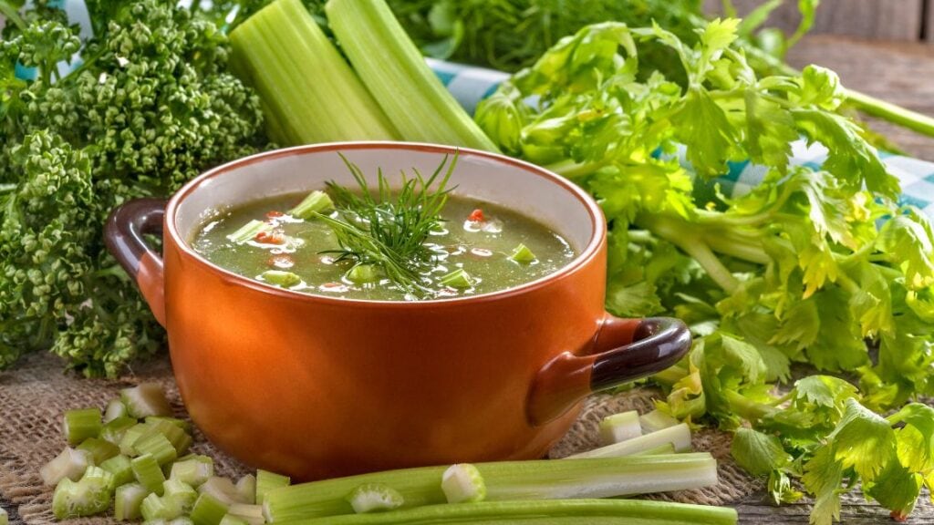Soup with Celery