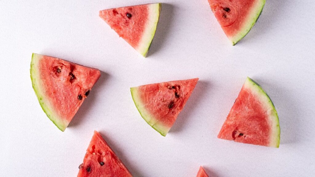 Sliced Watermelon