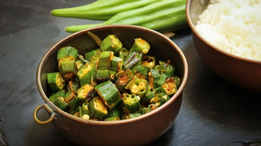 Cooked Okra